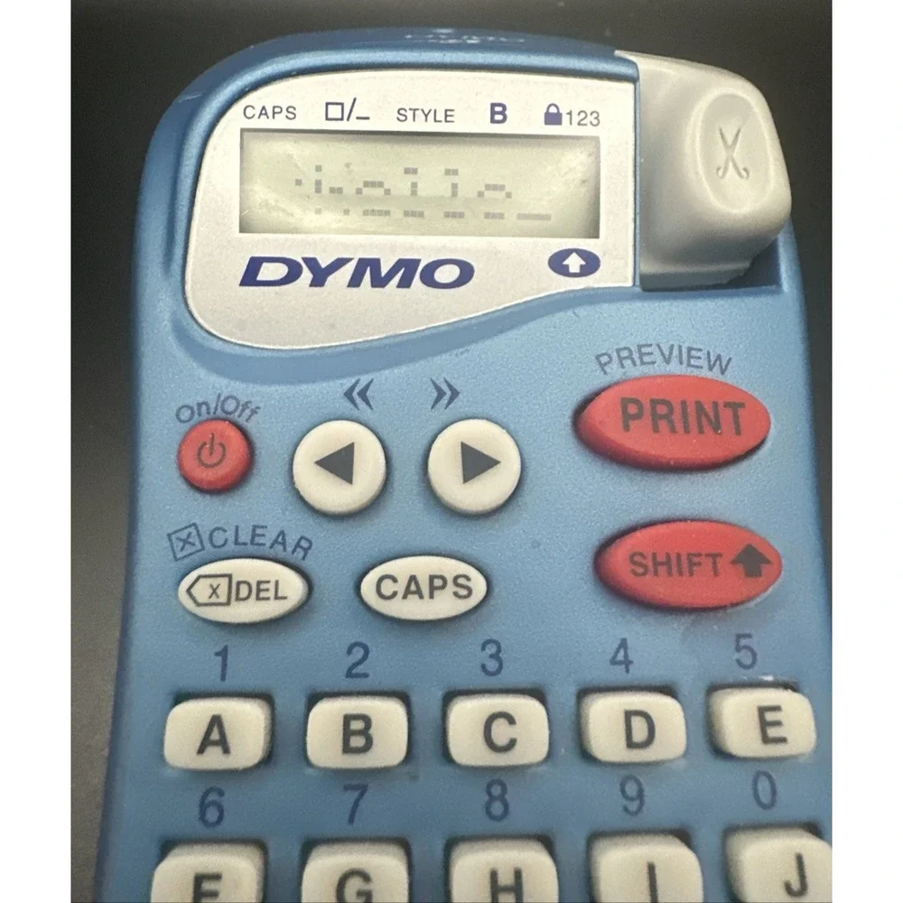 Dymo Letra-Tag Handheld Label Maker Printer- Confirmed Powers Up-No Labels